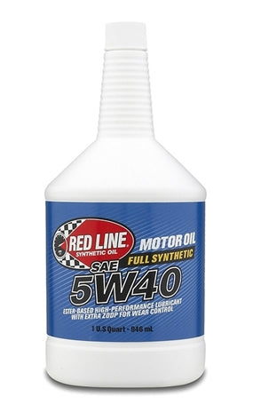 Redline 5w40 High Performance Oil - 1 QT