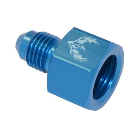 1 Piece Bluee Reducer, -6 Female To -4 Male