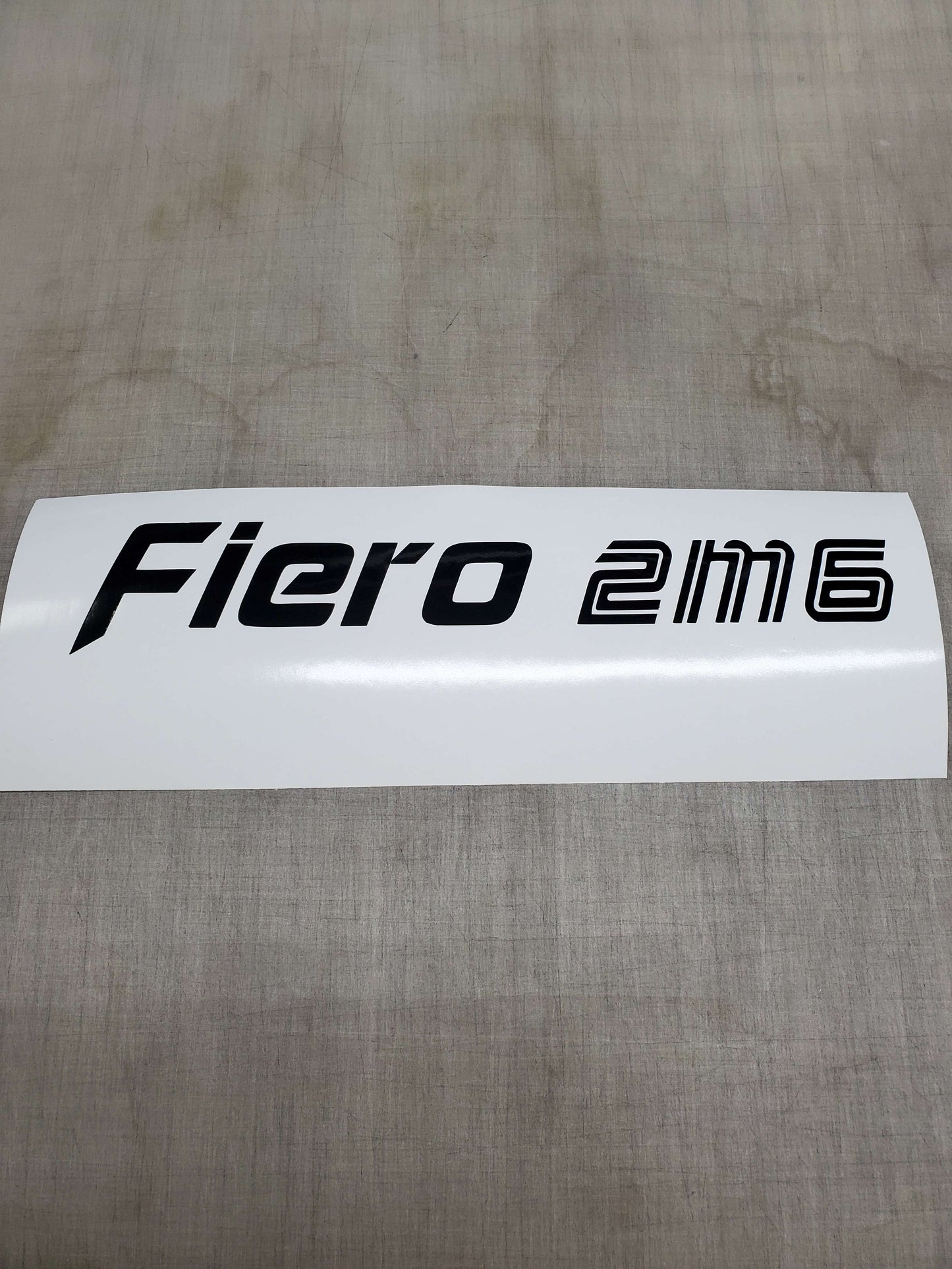 Pontiac Fiero Replacement Decklid Decal