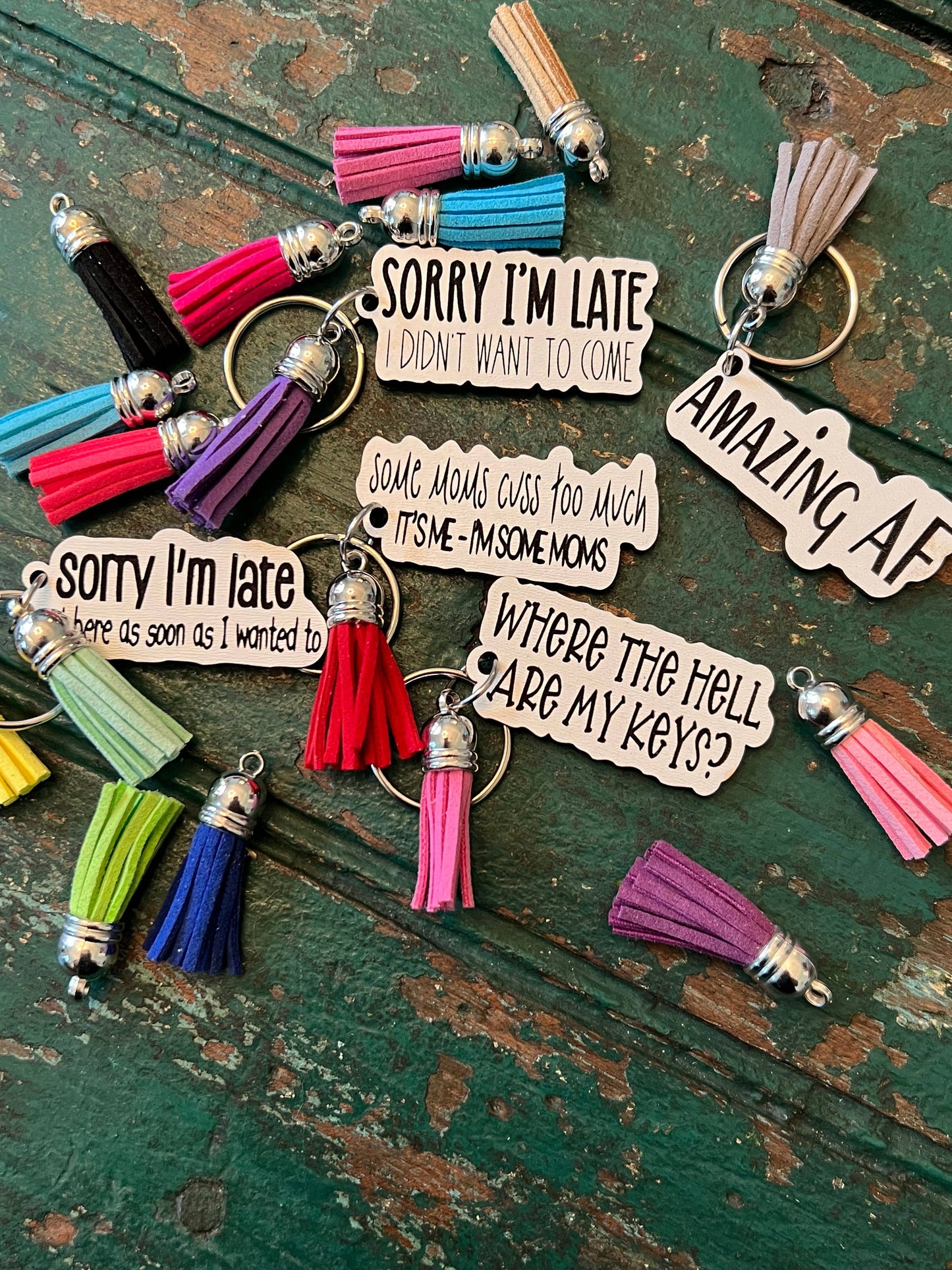 Snarky keychain with tassel: 1 Not Snarky