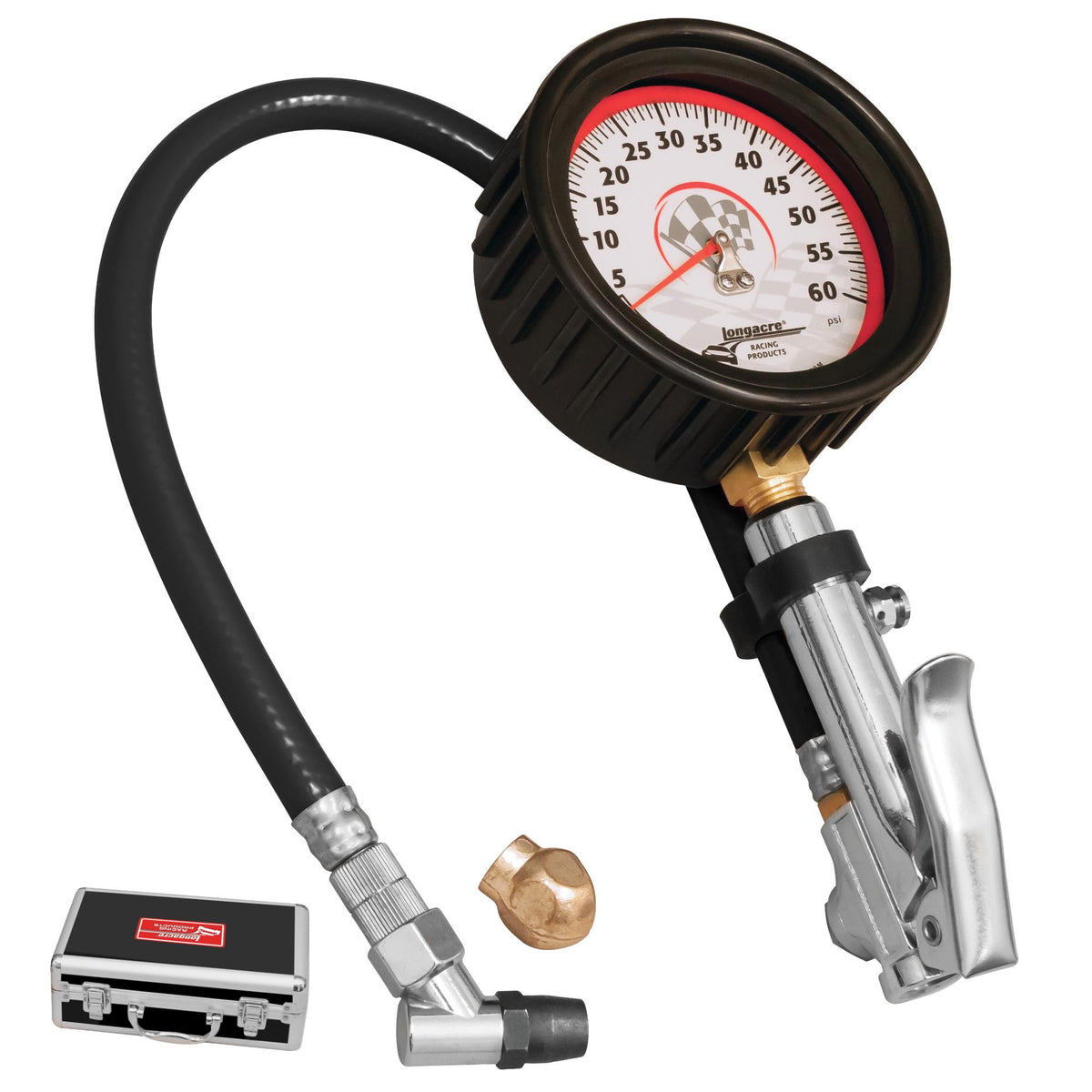 Solo Performance Specialties CLOSEOUT ONLY 1 AVAILABLE Quick-Fill Magnum 3.5'' Tire Pressure Gauge