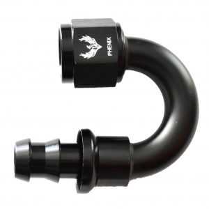 -6 Push-Lok 180 Degree Black