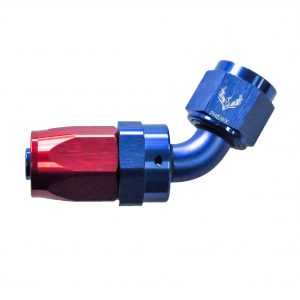 AN -8 Hose End 60 Degree - Bluee/Red