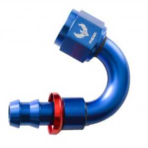 B/R Push-Lok Hose End, -12 X 150°