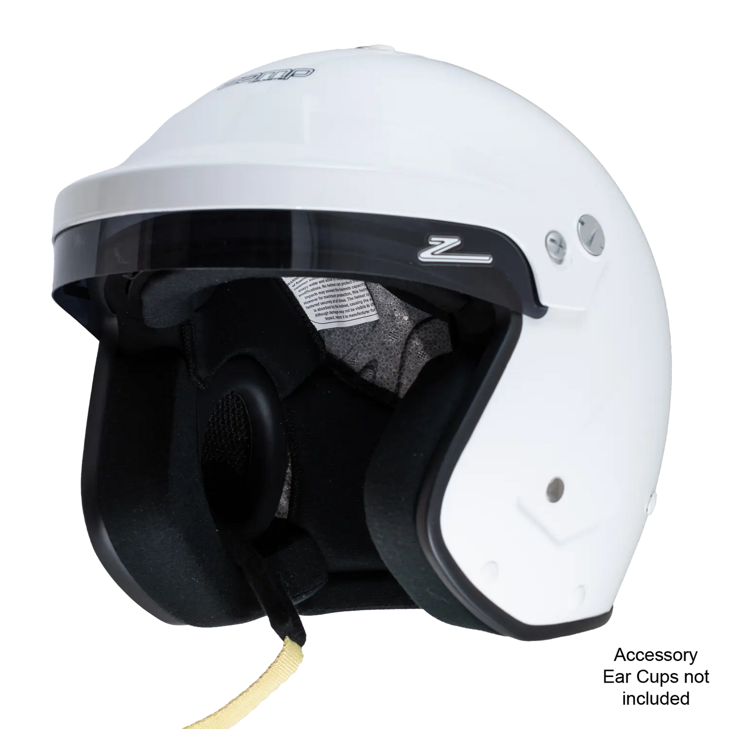 Zamp Racing RZ-19S SA2025 Open Face Helmet White