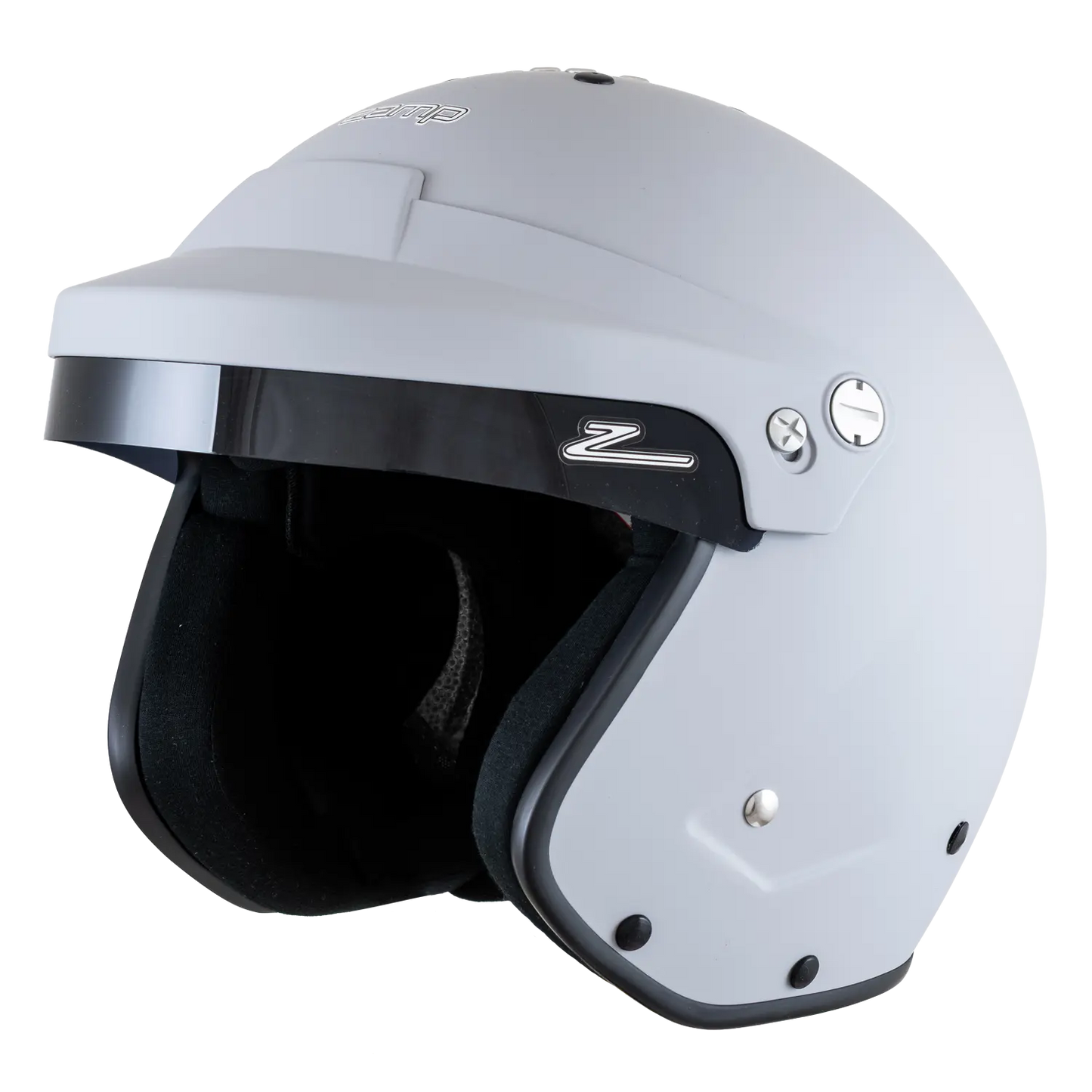 Zamp Racing RZ-19S SA2025 Open Face Helmet Matte Gray