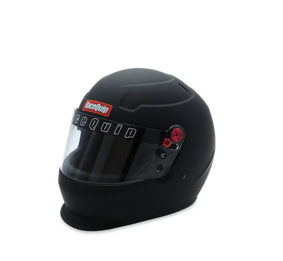 Racequip PRO25 Full Face Helmet - White, Gloss Black, Flat Black