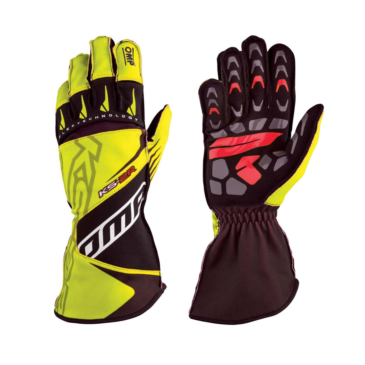 OMP KS-2R Youth Karting Gloves - Perfect for Autocross - Non SFI/FIA