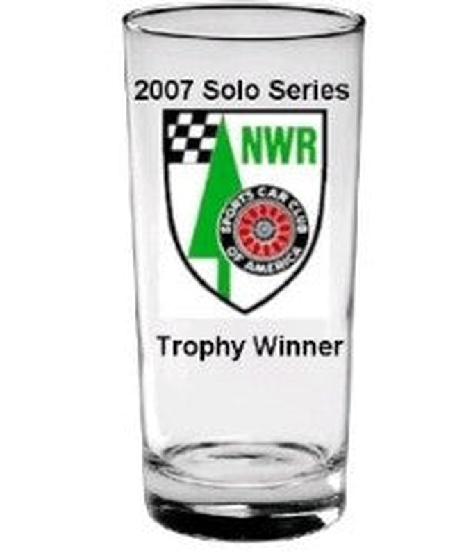 15oz Deluxe Cooler Glass w- 3 color Imprint