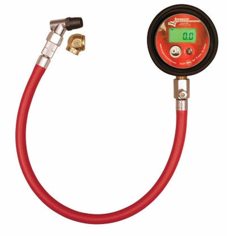 Longacre Part Number 53003: Semi Pro Dig TPG 0-60 PSI w-Backlight w-Angle & Ball Chuck