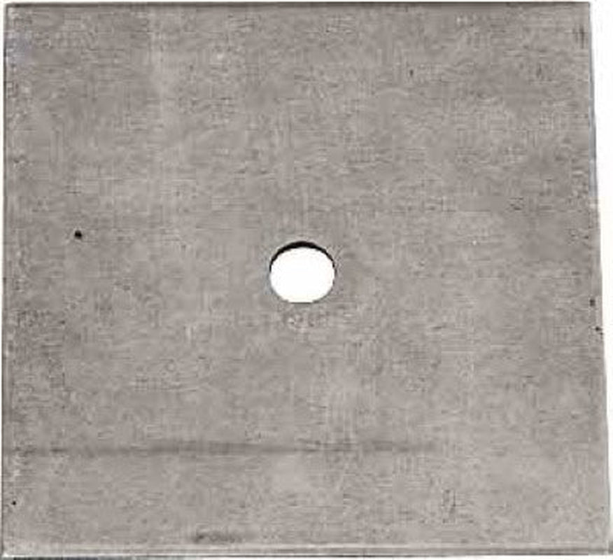 4 inch Square Belt Mounting Back Up Plate