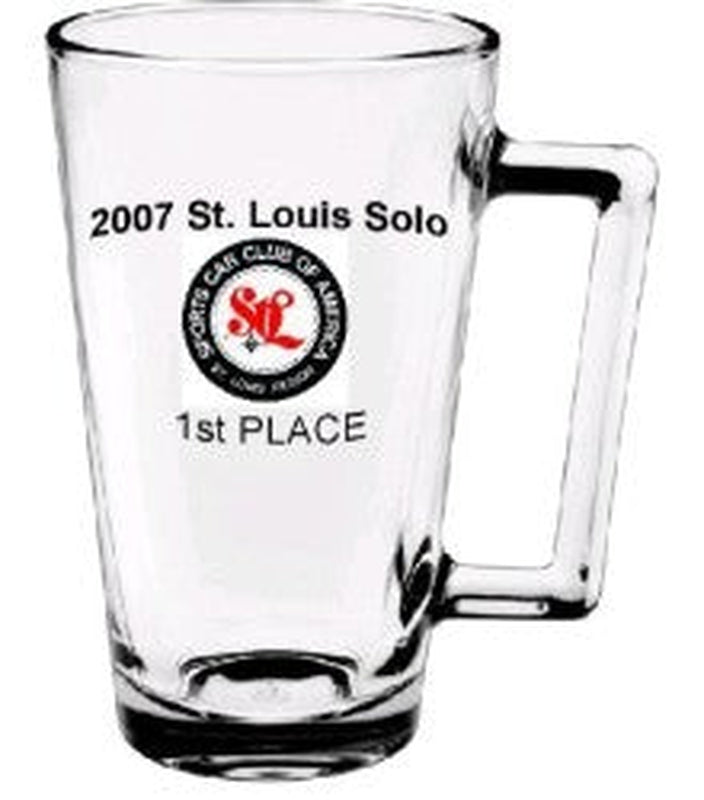 Crystal Handle Clear Cafe Glass