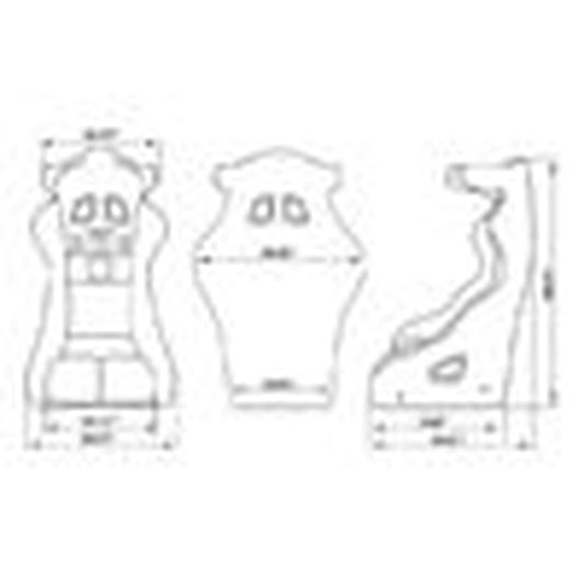 Pyrotect Elite FIA Approved Fixed Back Racing Seat