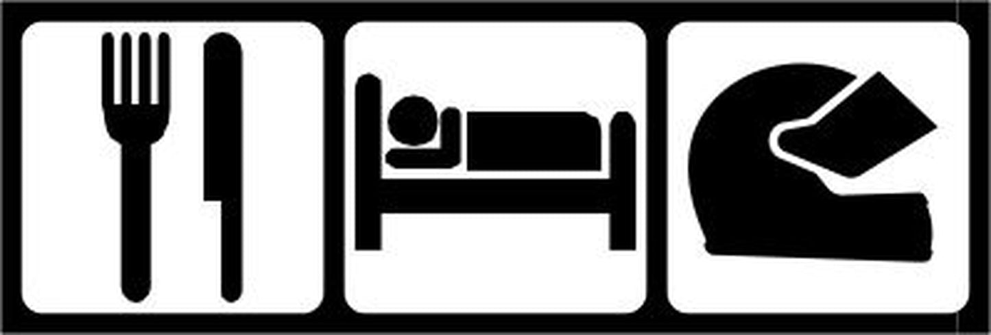 Eat, Sleep, Helmet (Race) Race