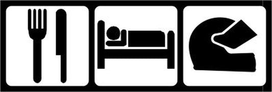 Eat, Sleep, Helmet (Race) Race