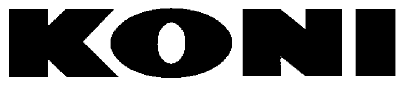 Decal, Shock-Spring-Sway Bar Manufacturers, Koni Small, 8" x 1 3-4", Die Cut, White or Black