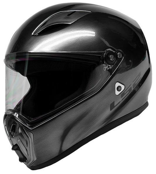 LS2 Street Fighter Snell M2020 Full Face Helmet - Brushed Alloy