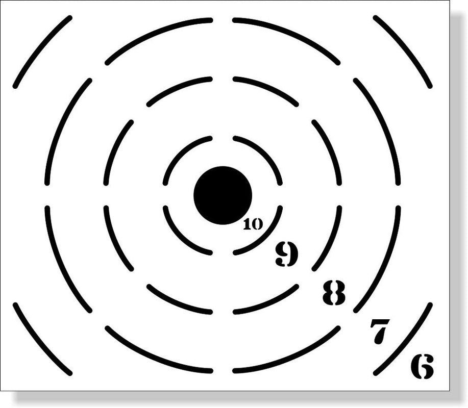 Precision Tactical Equipment Magnetic Target Stencil