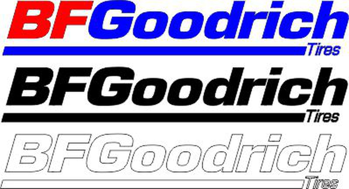 BFGoodrich Contingency Decal 19" x 5.25"