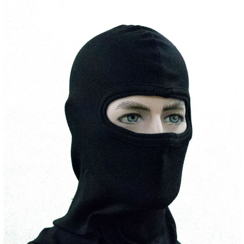 Pyrotect Single Layer Head Sock-Balaclava Black