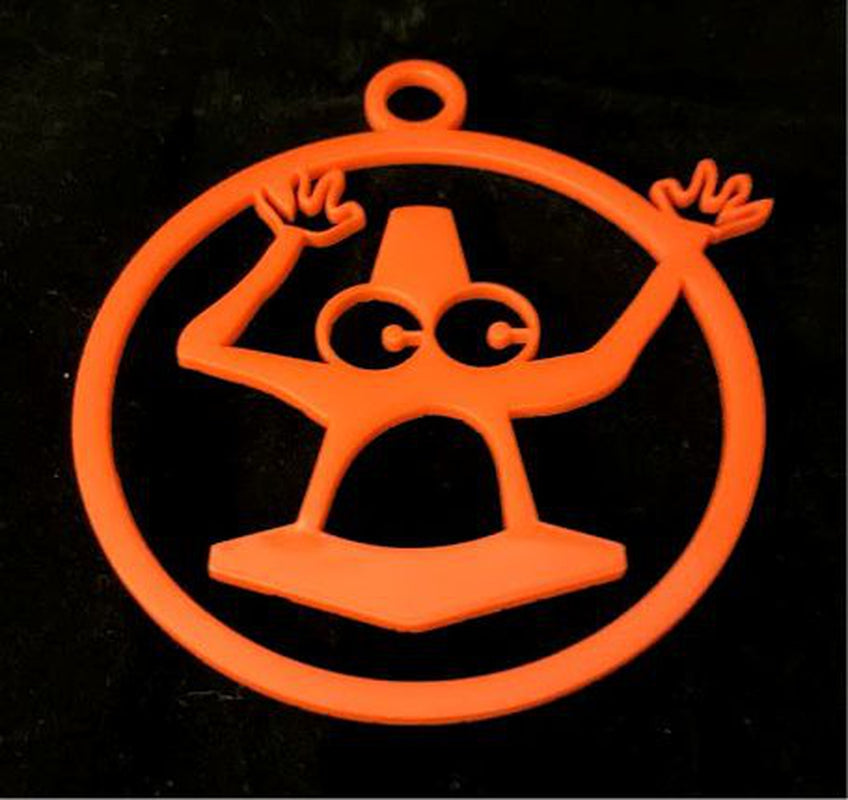 Scaredy Cone Christmas Holiday Ornament