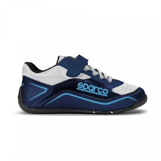 Sparco S-Pole Street Shoes - White/Blue