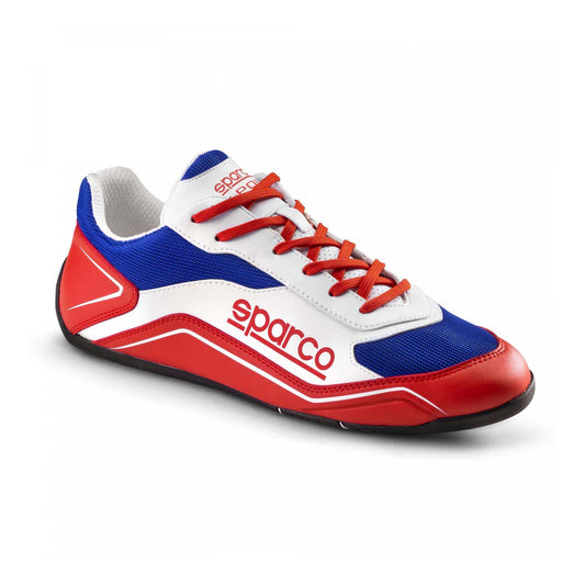 Sparco S-Pole Street Shoes - White/Blue