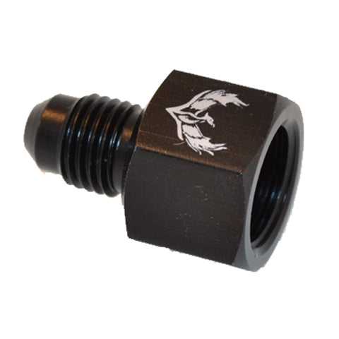 1 Piece Black Reducer -10 Female To -8 Male