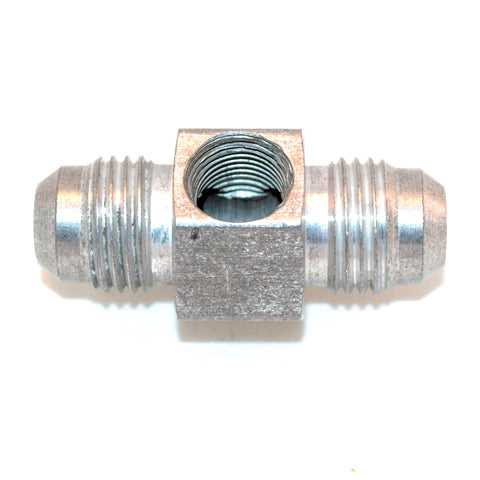 - 10 Flare Union With 1/8 Npt Port Silver/Clear