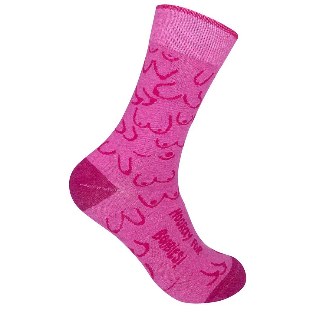 Hooray For Boobies Breast Cancer Socks | Funatic