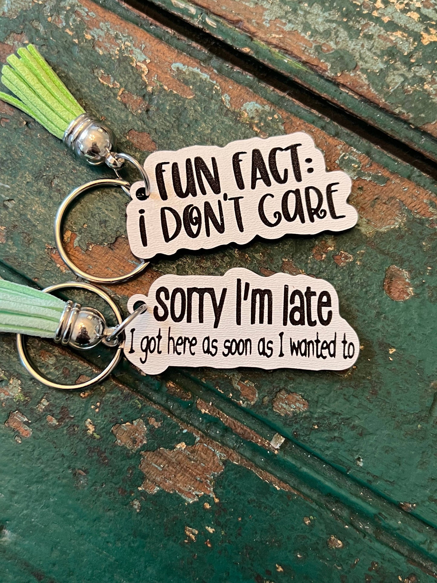 Snarky keychain with tassel: 1 some moms