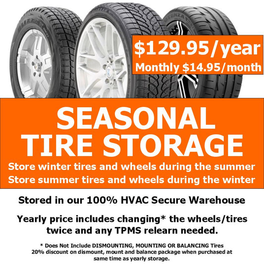 YEARLY TIRE STORAGE