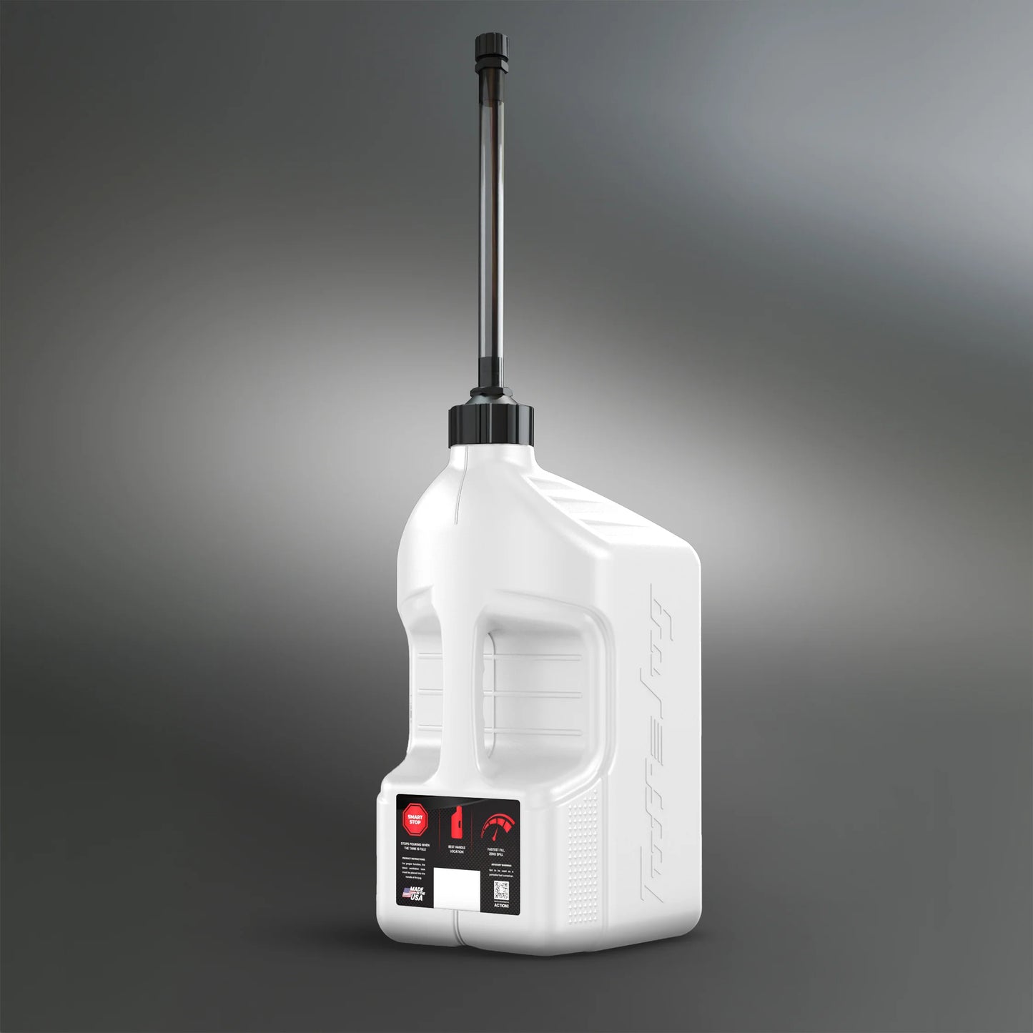 Tuff Jug - 5 Gallon Fuel Jug with Cap and Auto Stop Spout