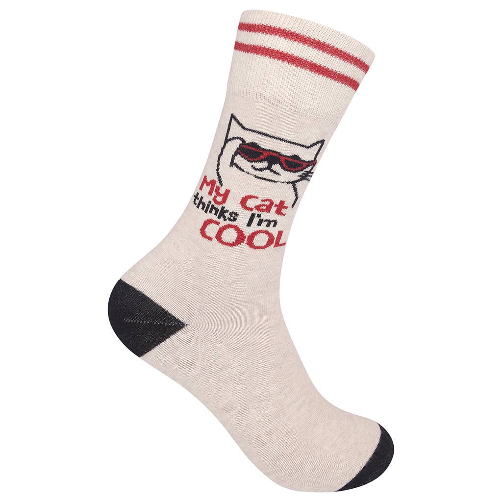My Cat Thinks I'm Cool Socks | Funny | Pet Lovers | Funatic
