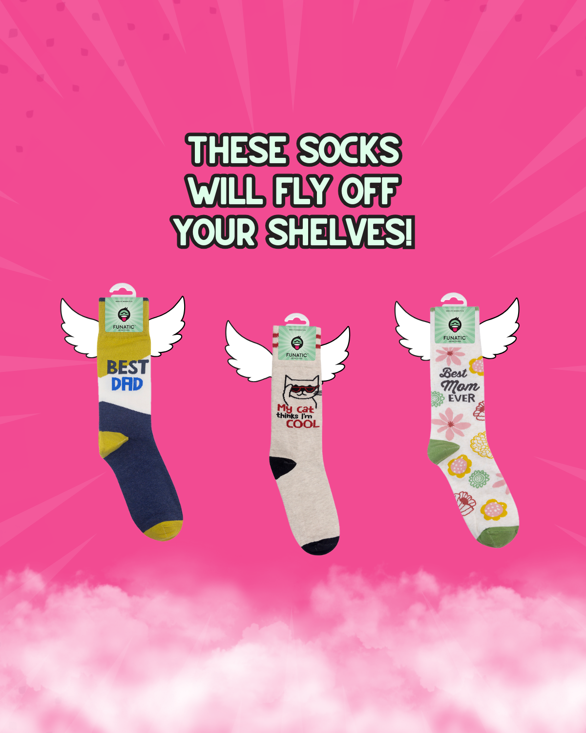My Cat Thinks I'm Cool Socks | Funny | Pet Lovers | Funatic