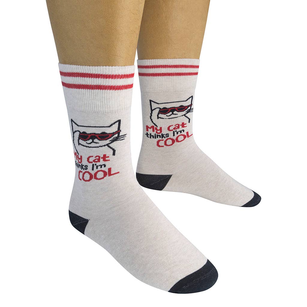 My Cat Thinks I'm Cool Socks | Funny | Pet Lovers | Funatic