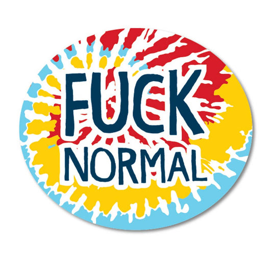 Fuck Normal Sticker - Closeout | Funatic