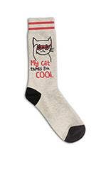 My Cat Thinks I'm Cool Socks | Funny | Pet Lovers | Funatic