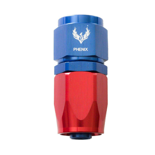 AN -12 Hose End Straight - Bluee/Red