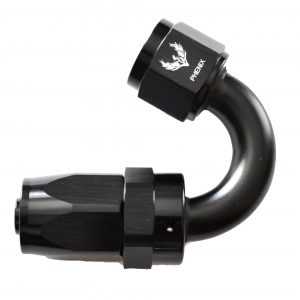 AN -12 Swivel Hose End 150 Degree - Black