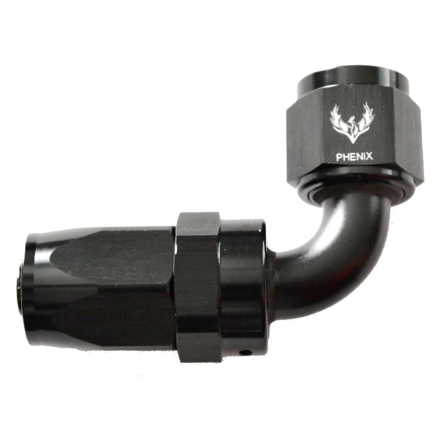 AN -16 Swivel Hose End 90 Degree - Black