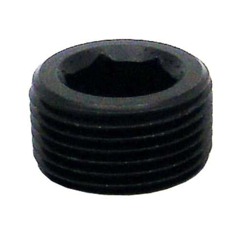 Allen Socket Pipe Thread Plugs 1/16 Npt Black