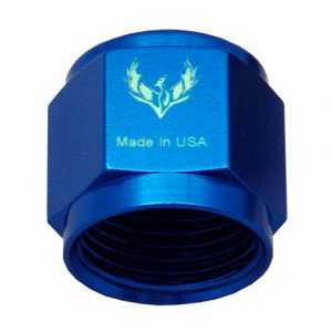 Flare Cap -3AN Round Top Bluee