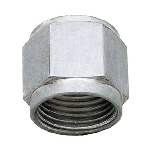 Flare Cap -3AN Round Top Silver/Clear