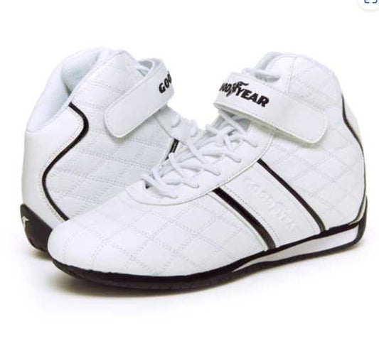 Goodyear Racing Shoe - CLUTCH E - White/Black
