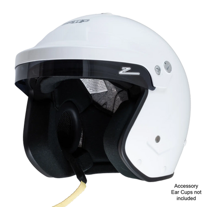 Zamp Racing RZ-19S SA2025 Open Face Helmet White