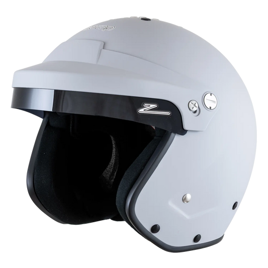 Zamp Racing RZ-19S SA2025 Open Face Helmet Matte Gray