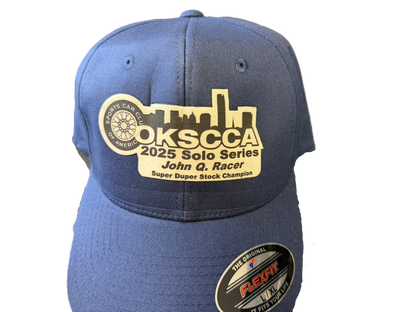 Custom Hats with leatherette patch Logo and Personalization