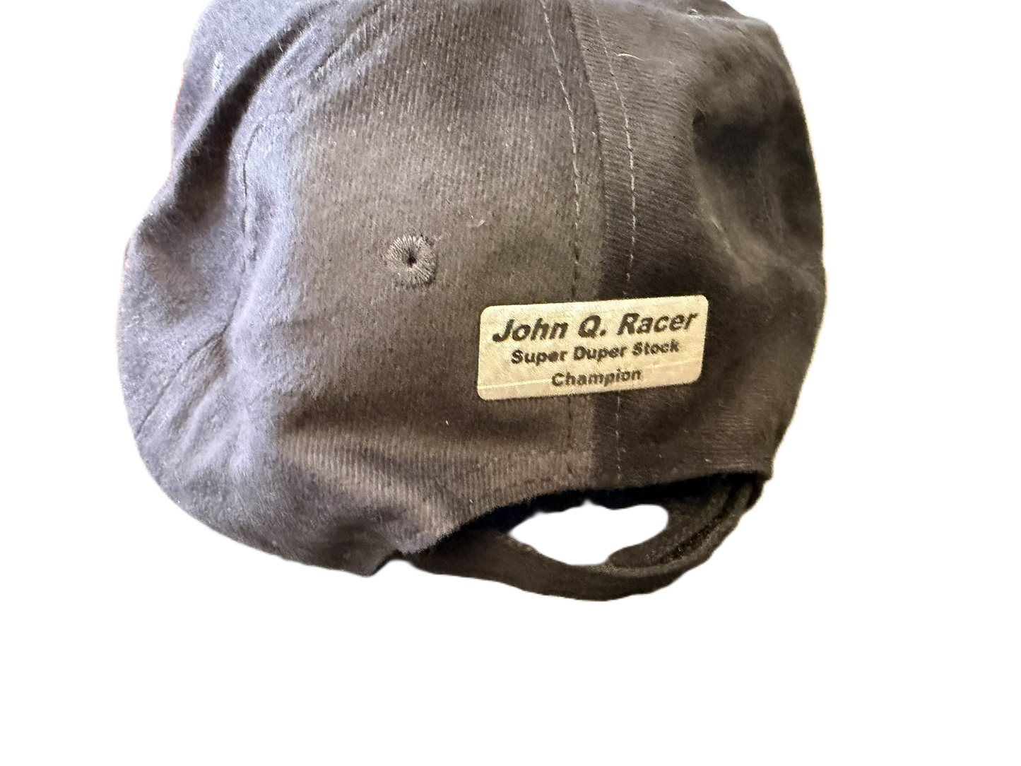 Custom Hats with leatherette patch Logo and Personalization