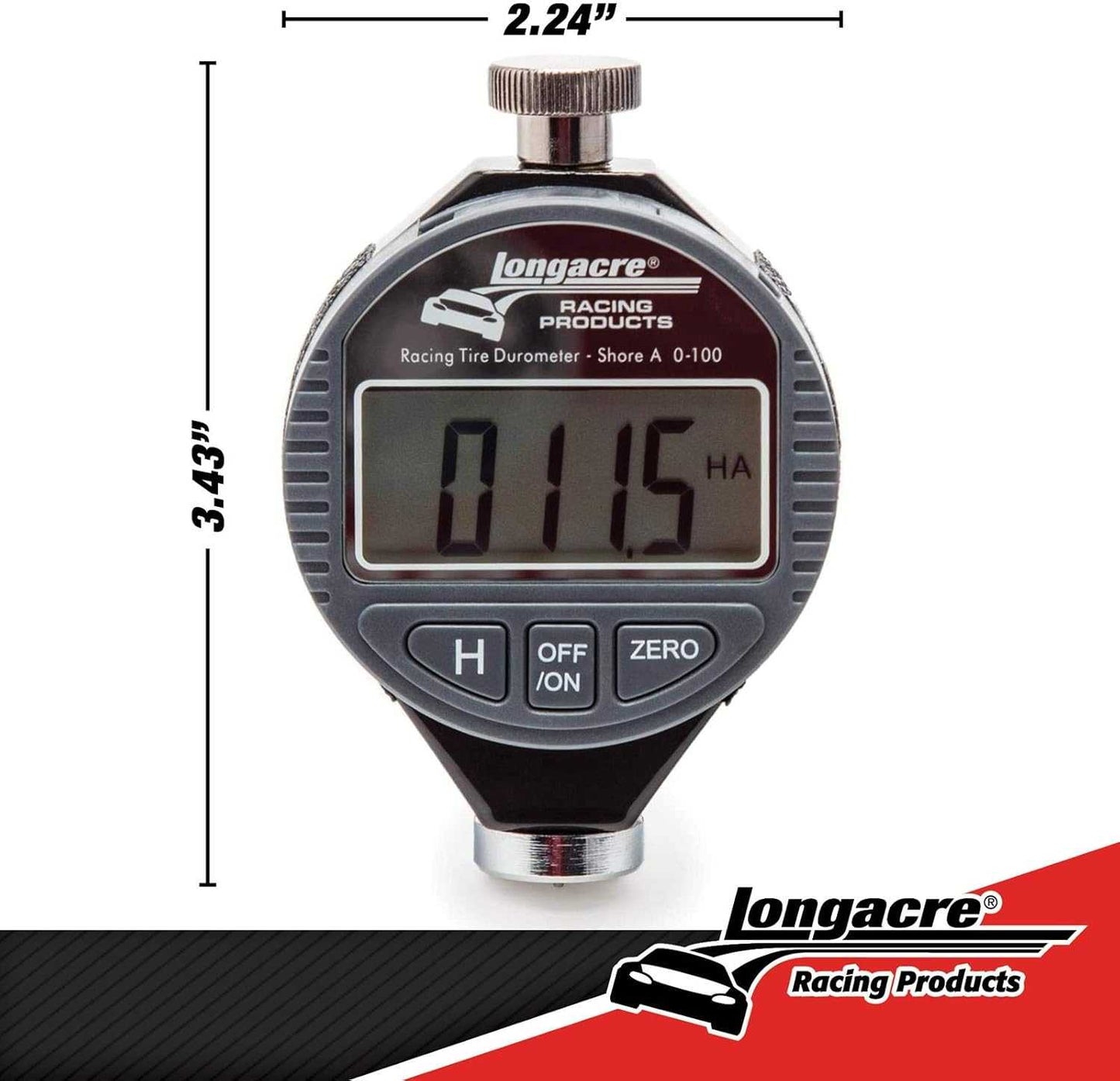 Longacre 52-50547 Digital Tire Durometer with Storage Case